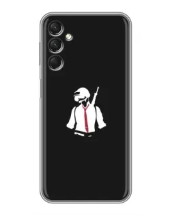 Чехол для Samsung Galaxy A24 с картинкой «PUBG — силуэт воина» Чехол для Samsung Galaxy A24 с картинкой «PUBG — силуэт воина»