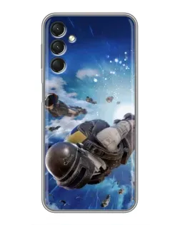 Чехол для Samsung Galaxy A24 с картинкой «Десант PUBG — прыжок» Чехол для Samsung Galaxy A24 с картинкой «Десант PUBG — прыжок»