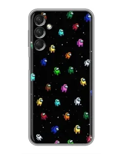 Чехол для Samsung Galaxy A24 с картинкой «Экипаж Among Us»
