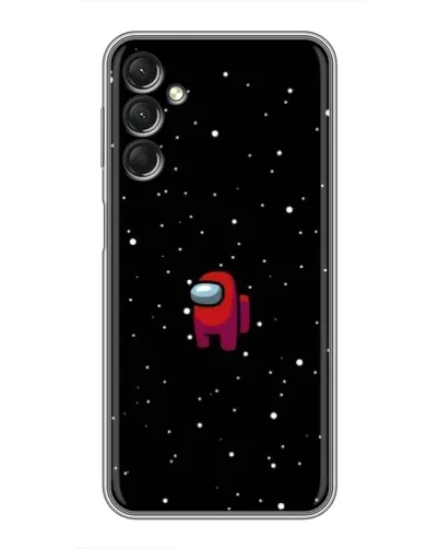 Чехол для Samsung Galaxy A24 с картинкой «Красный Among Us»