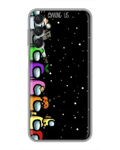 Чехол для Samsung Galaxy A24 с картинкой «Команда Among Us»