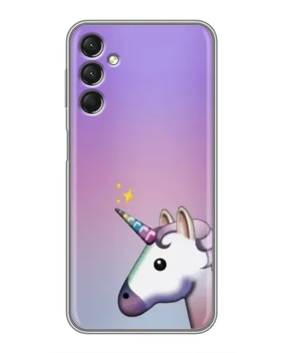 Чехол для Samsung Galaxy A24 с картинкой «Единорог градиент» Чехол для Samsung Galaxy A24 с картинкой «Единорог градиент»