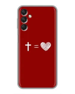 Чехол для Samsung Galaxy A24 с картинкой «Уравнение любви» Чехол для Samsung Galaxy A24 с картинкой «Уравнение любви»