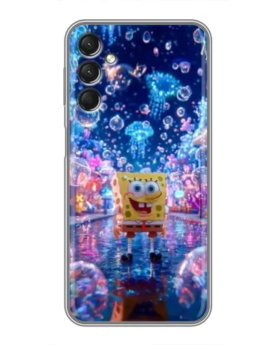 Чехол для Samsung Galaxy A24 с картинкой «Неоновый океан»