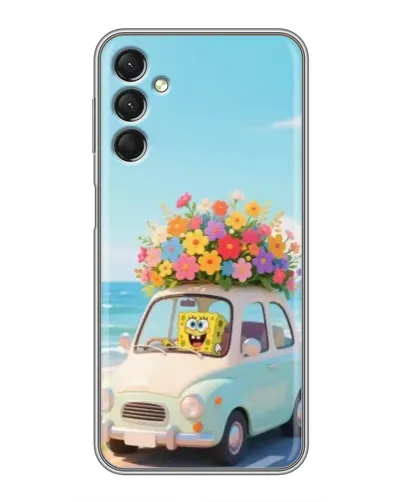 Чехол для Samsung Galaxy A24 с картинкой «Автомобильное путешествие»