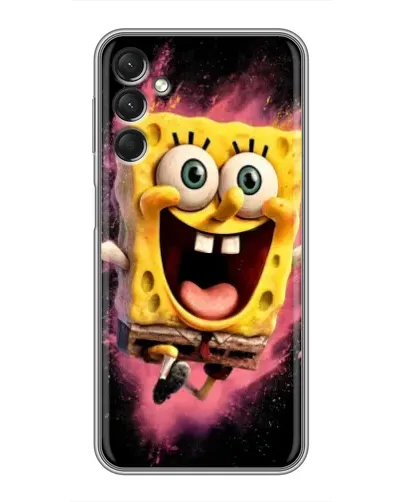 Чехол для Samsung Galaxy A24 с картинкой «Взрывной Спанч Боб»