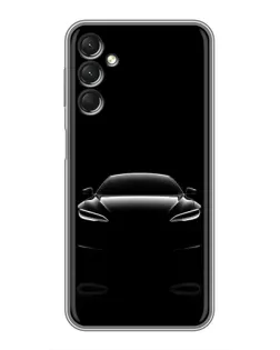 Чохол для Samsung Galaxy A24 з картинкою «Силует Tesla Night» Чохол для Samsung Galaxy A24 з картинкою «Силует Tesla Night»