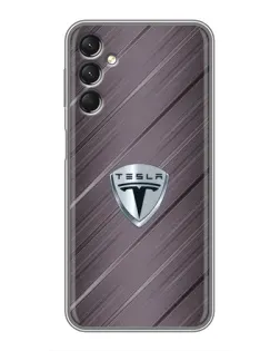 Чохол для Samsung Galaxy A24 з картинкою «Металева текстура Tesla»