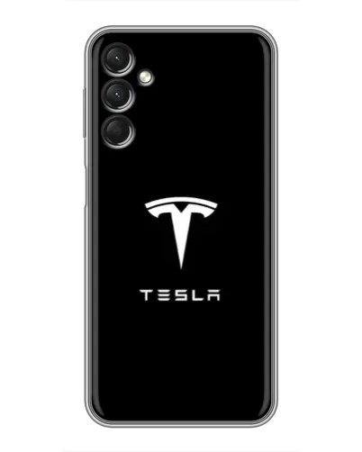 Чохол для Samsung Galaxy A24 з картинкою «Tesla White Logo» Чохол для Samsung Galaxy A24 з картинкою «Tesla White Logo»
