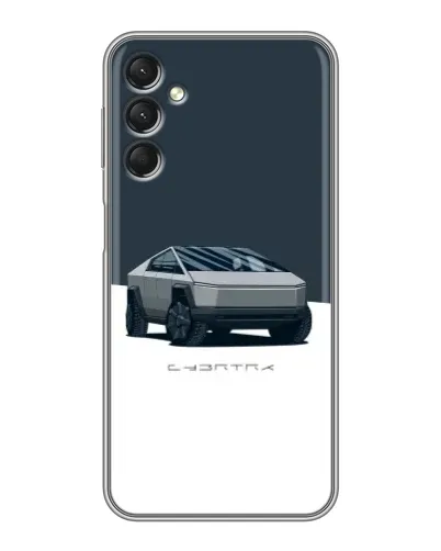 Чохол для Samsung Galaxy A24 з картинкою «Сріблястий Cybertruck Tesla» Чохол для Samsung Galaxy A24 з картинкою «Сріблястий Cybertruck Tesla»