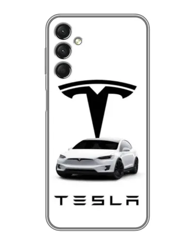 Чохол для Samsung Galaxy A24 з картинкою «Tesla White Style» Чохол для Samsung Galaxy A24 з картинкою «Tesla White Style»