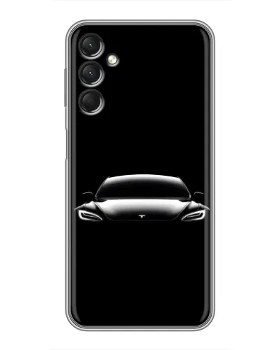 Чохол для Samsung Galaxy A24 з картинкою «Фари Tesla Night» Чохол для Samsung Galaxy A24 з картинкою «Фари Tesla Night»