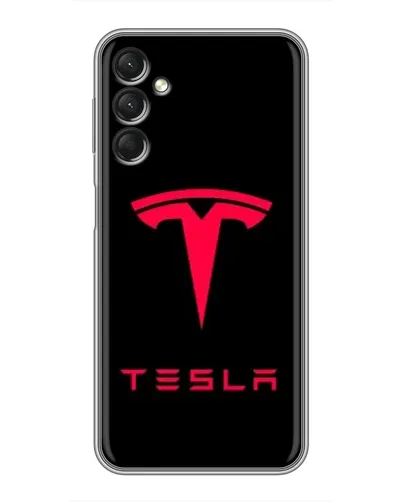 Чохол для Samsung Galaxy A24 з картинкою «Tesla Red Logo» Чохол для Samsung Galaxy A24 з картинкою «Tesla Red Logo»