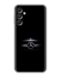 Чехол для Samsung Galaxy A24 с картинкой «Mercedes — абстрактные линии»