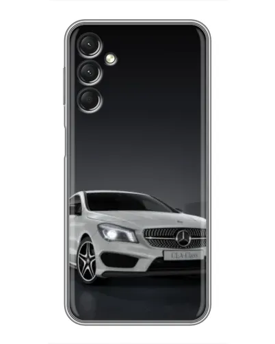 Чехол для Samsung Galaxy A24 с картинкой «Mercedes AMG GT Silver»