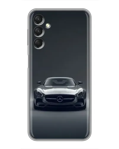 Чехол для Samsung Galaxy A24 с картинкой «Mercedes на черном»