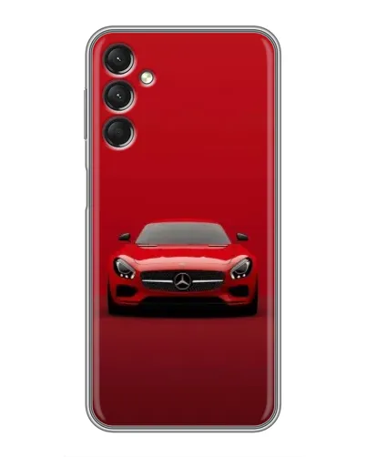 Чехол для Samsung Galaxy A24 с картинкой «Красный Mercedes AMG»