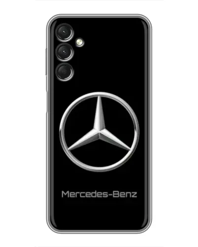 Чехол для Samsung Galaxy A24 с картинкой «Mercedes Silver Logo»