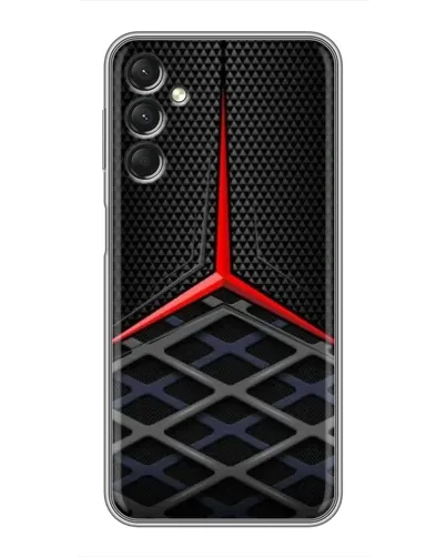 Чехол для Samsung Galaxy A24 с картинкой «Mercedes Carbon Grid»