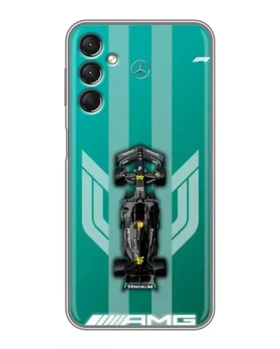 Чехол для Samsung Galaxy A24 с картинкой «Mercedes AMG Petronas»