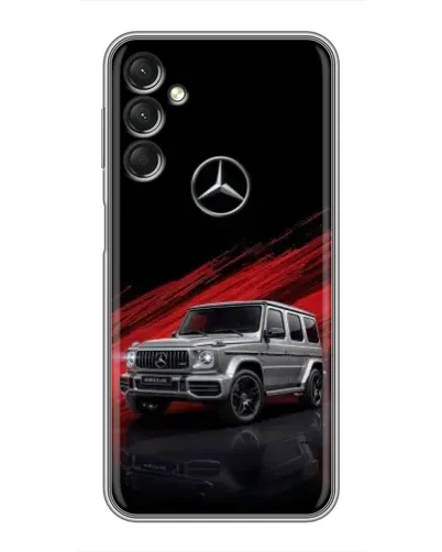 Чехол для Samsung Galaxy A24 с картинкой «Mercedes G-Class красный»