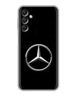 Чехол для Samsung Galaxy A24 с картинкой «Mercedes классический лого»