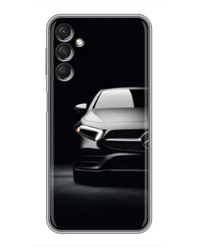 Чехол для Samsung Galaxy A24 с картинкой «Свет фар Mercedes»