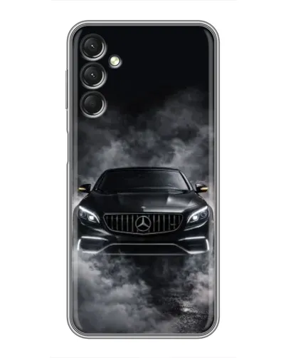 Чехол для Samsung Galaxy A24 с картинкой «Mercedes в дыму»
