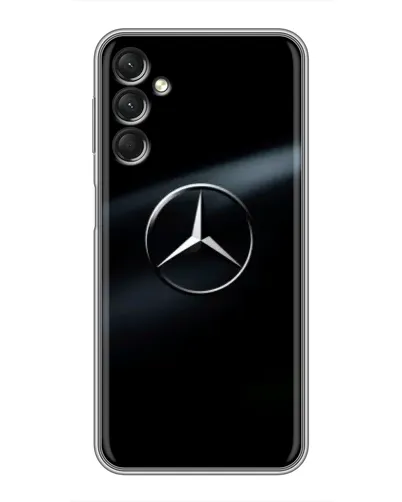 Чехол для Samsung Galaxy A24 с картинкой «Mercedes на металле» Чехол для Samsung Galaxy A24 с картинкой «Mercedes на металле»