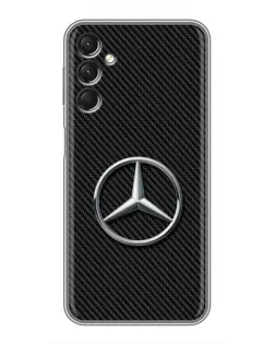 Чехол для Samsung Galaxy A24 с картинкой «Карбоновый Mercedes стиль»