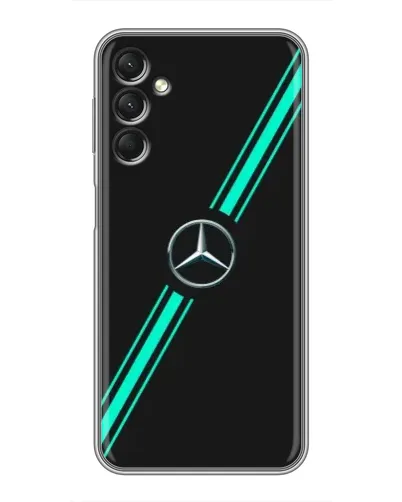 Чехол для Samsung Galaxy A24 с картинкой «Спортивные линии Mercedes» Чехол для Samsung Galaxy A24 с картинкой «Спортивные линии Mercedes»