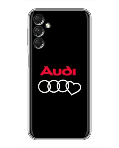 Чехол для Samsung Galaxy A24 с картинкой «Логотип Audi Heart»