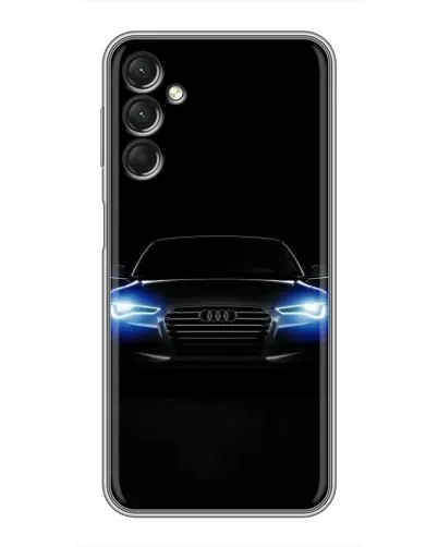 Чехол для Samsung Galaxy A24 с картинкой «Audi в неоне»