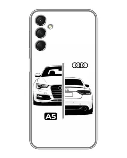 Чохол для Samsung Galaxy A24 з картинкою «Audi — контрастний дизайн» Чохол для Samsung Galaxy A24 з картинкою «Audi — контрастний дизайн»