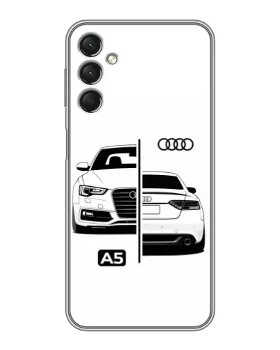 Чехол для Samsung Galaxy A24 с картинкой «Audi — контрастный дизайн»