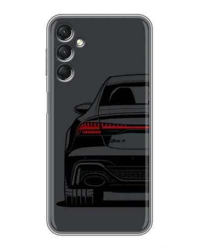 Чехол для Samsung Galaxy A24 с картинкой «Задняя часть Audi — арт»
