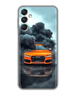 Чохол для Samsung Galaxy A24 з картинкою «Audi у хмарах диму» Чохол для Samsung Galaxy A24 з картинкою «Audi у хмарах диму»