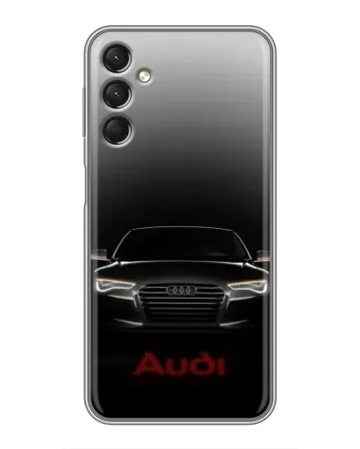Чехол для Samsung Galaxy A24 с картинкой «Audi — градиентный контур»