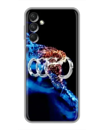 Чехол для Samsung Galaxy A24 с картинкой «Энергия лого Audi»