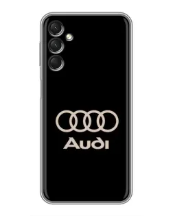 Чохол для Samsung Galaxy A24 з картинкою «Audi — золотий логотип» Чохол для Samsung Galaxy A24 з картинкою «Audi — золотий логотип»