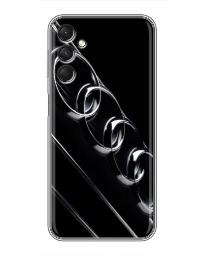 Чехол для Samsung Galaxy A24 с картинкой «Audi — абстрактные кольца»
