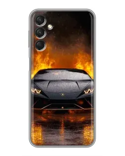 Чехол для Samsung Galaxy A24 с картинкой «Lamborghini в огне» Чехол для Samsung Galaxy A24 с картинкой «Lamborghini в огне»