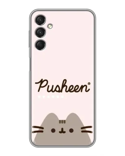 Чехол для Samsung Galaxy A24 с картинкой «Pusheen логотип»