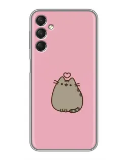 Чехол для Samsung Galaxy A24 с картинкой «Pusheen сердце» Чехол для Samsung Galaxy A24 с картинкой «Pusheen сердце»