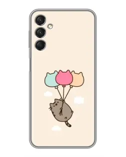 Чехол для Samsung Galaxy A24 с картинкой «Пушин на шариках» Чехол для Samsung Galaxy A24 с картинкой «Пушин на шариках»