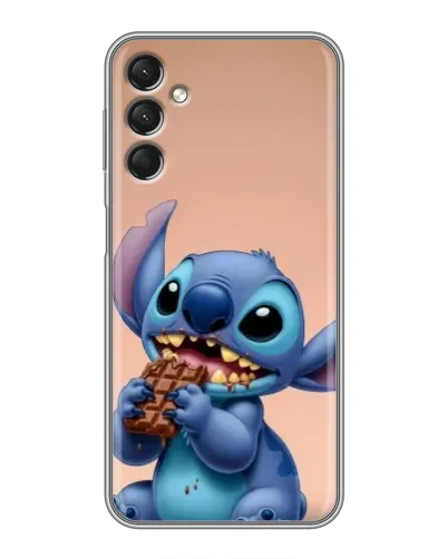 Чехол для Samsung Galaxy A24 с картинкой «Стич ест шоколад» Чехол для Samsung Galaxy A24 с картинкой «Стич ест шоколад»