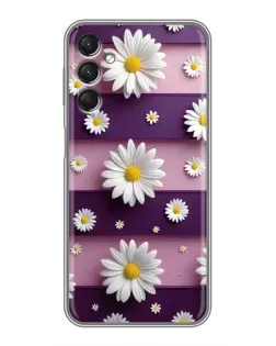 Чехол для Samsung Galaxy A24 с картинкой «Ромашки на фиолетовом» Чехол для Samsung Galaxy A24 с картинкой «Ромашки на фиолетовом»