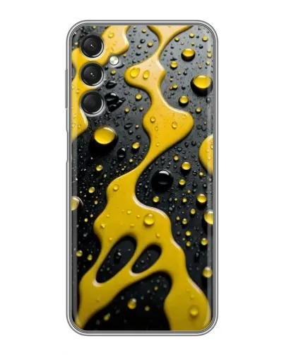 Чехол для Samsung Galaxy A24 с картинкой «Жидкое желтое золото» Чехол для Samsung Galaxy A24 с картинкой «Жидкое желтое золото»