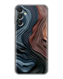 Чехол для Samsung Galaxy A24 с картинкой «Цветные волны каньона»
