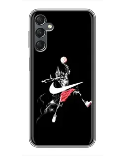 Чехол для Samsung Galaxy A25 (A256) с картинкой «Jordan Jumpman» Чехол для Samsung Galaxy A25 (A256) с картинкой «Jordan Jumpman»